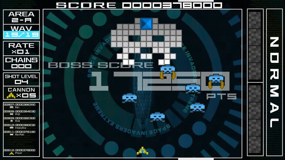 Capture de Space Invaders Extreme