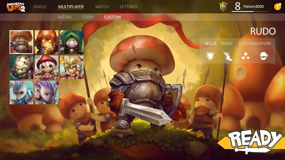 Capture de Mushroom Wars 2