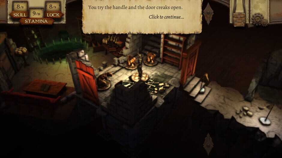 Capture de The Warlock of Firetop Mountain