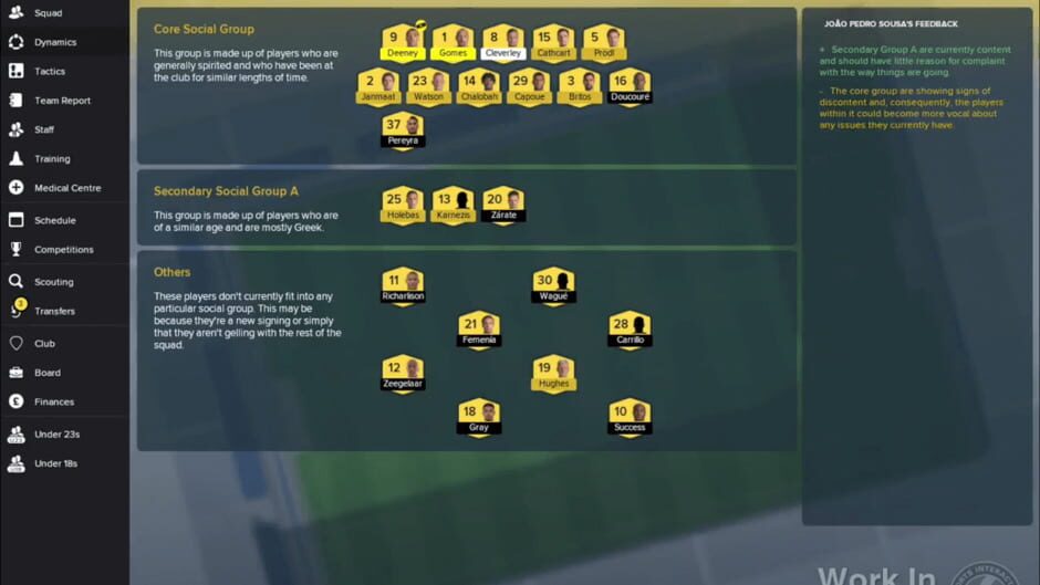 Capture de Football Manager 2018