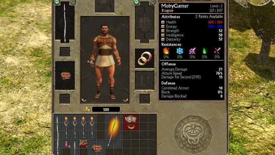 Capture de Titan Quest