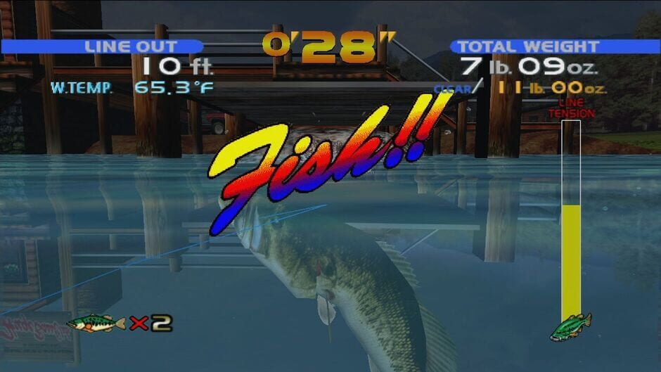 Capture de Sega Bass Fishing