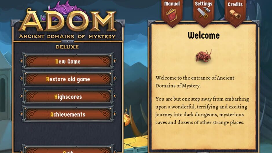 Capture d’ADOM: Ancient Domains of Mystery