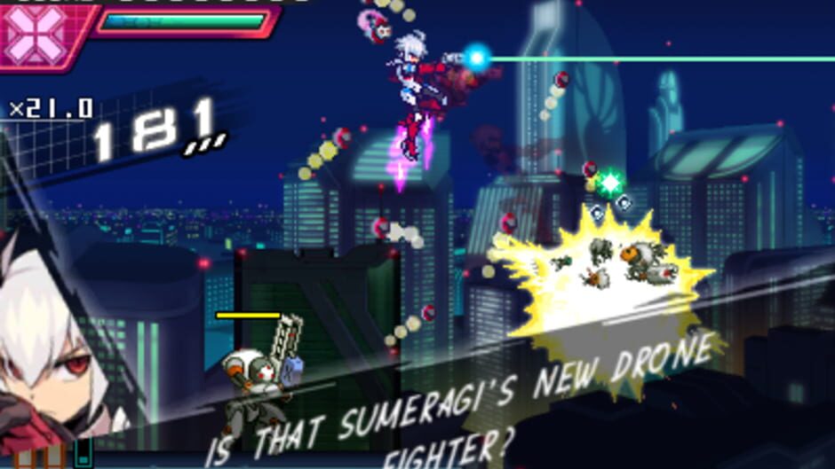 Capture d’Azure Striker Gunvolt 2