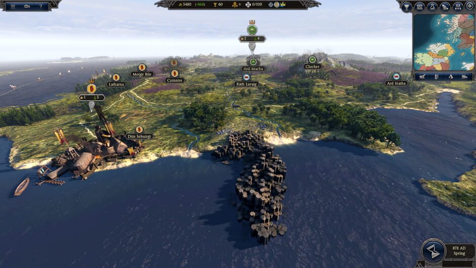 Capture de Total War Saga: Thrones of Britannia