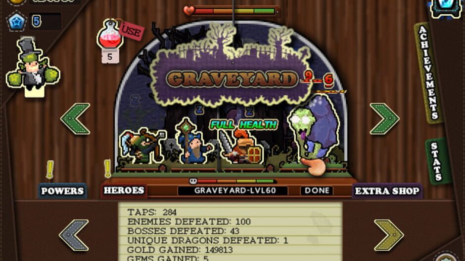Capture de Tap Heroes