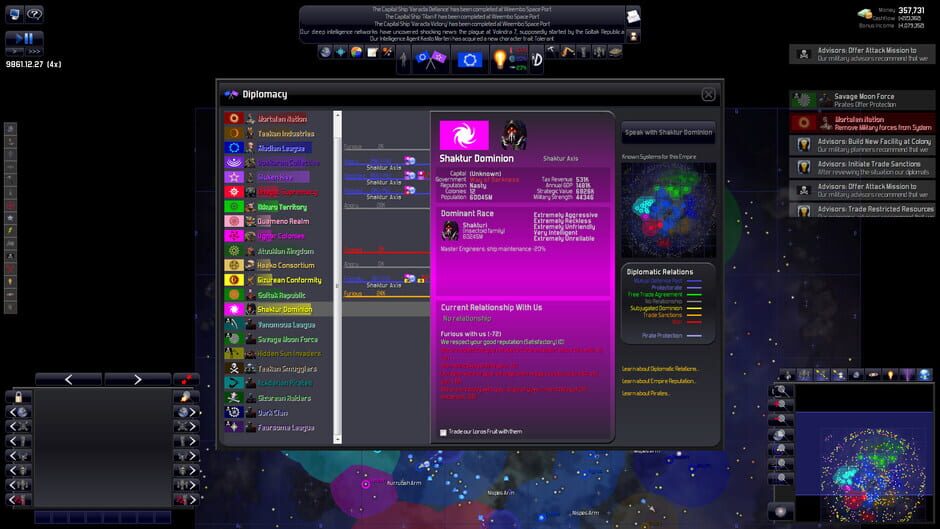Capture de Distant Worlds: Universe