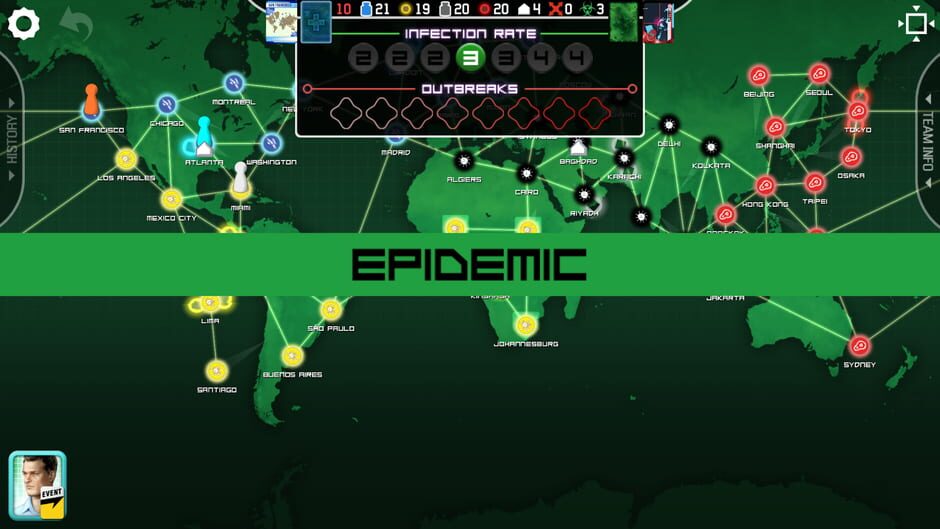 Capture de Pandemic: The Board Game