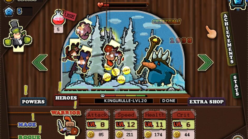 Capture de Tap Heroes