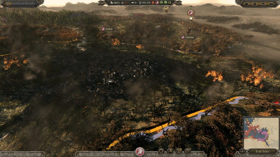 Capture de Total War: Attila