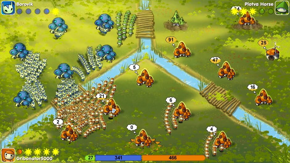Capture de Mushroom Wars