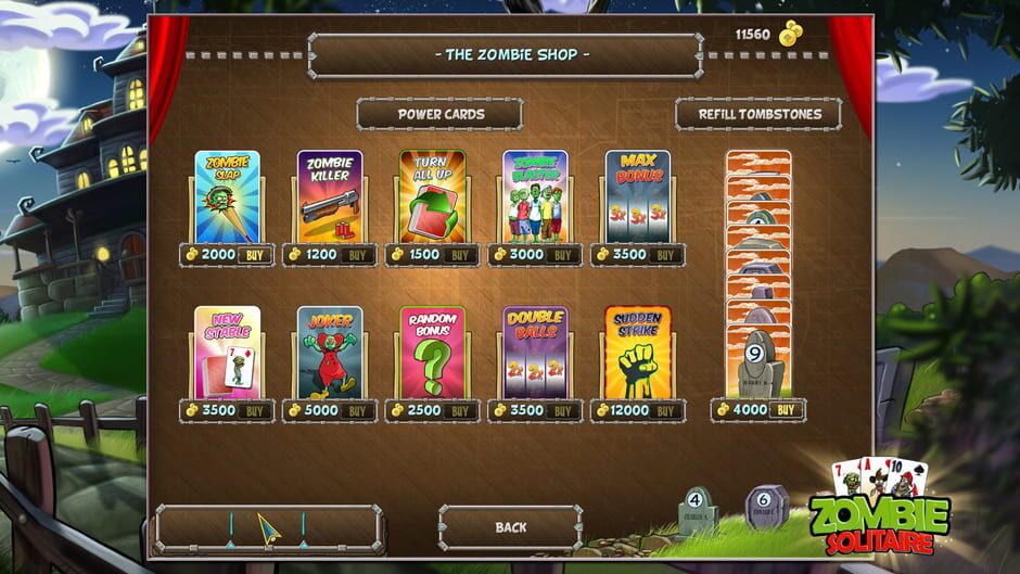 Capture de Zombie Solitaire