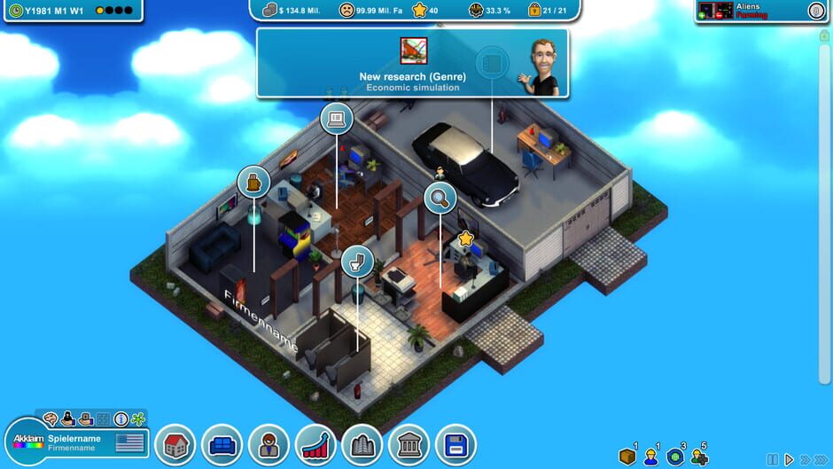 Capture de Mad Games Tycoon