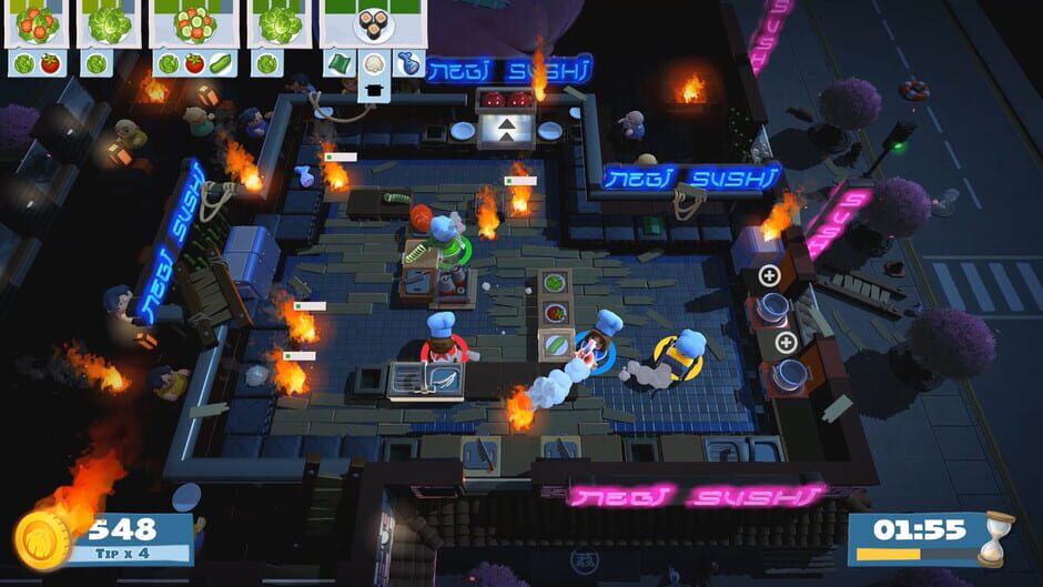 Capture d’Overcooked! 2