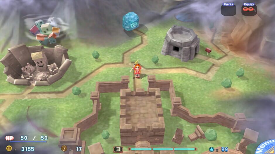 Capture de Gurumin: A Monstrous Adventure