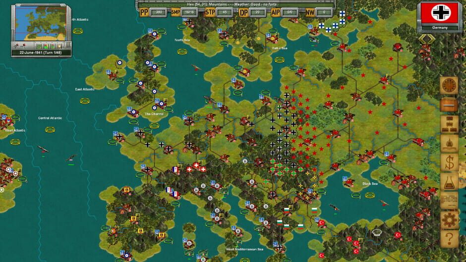 Capture de Strategic War in Europe