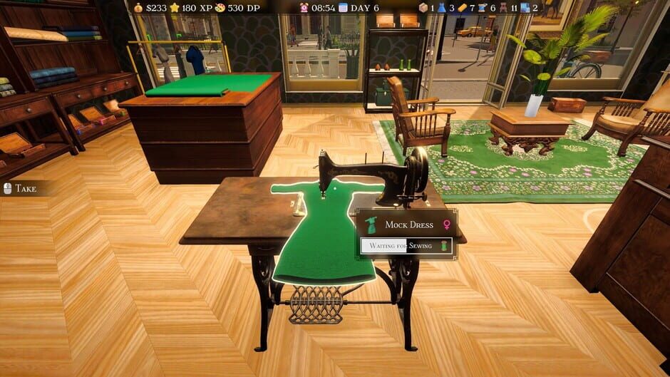 Capture de Tailor Simulator