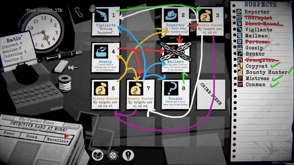 Capture de Dupery: A Game of Solo Deduction