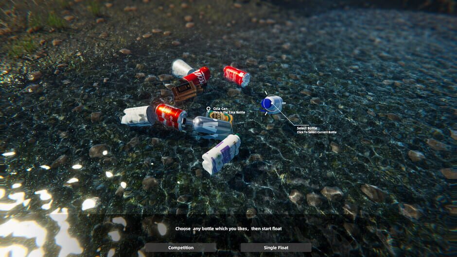 Capture de Bottle Can Float