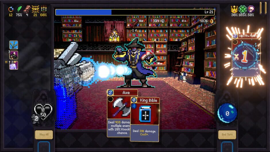 Capture de Vampire Crawlers: The Turbo Wildcard from Vampire Survivors