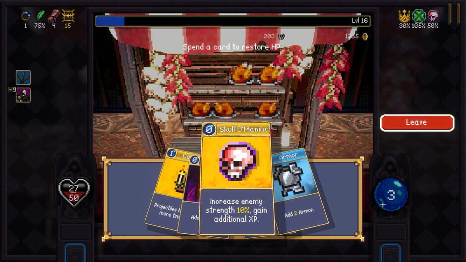 Capture de Vampire Crawlers: The Turbo Wildcard from Vampire Survivors