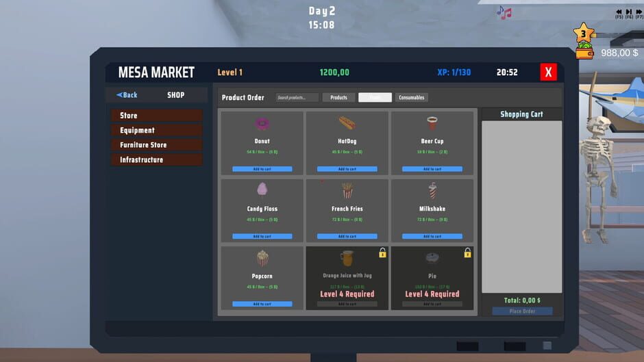 Capture de Service Area Simulator