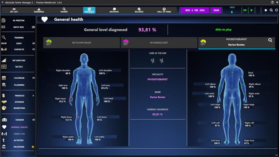 Capture d’Absolute Tennis Manager 2