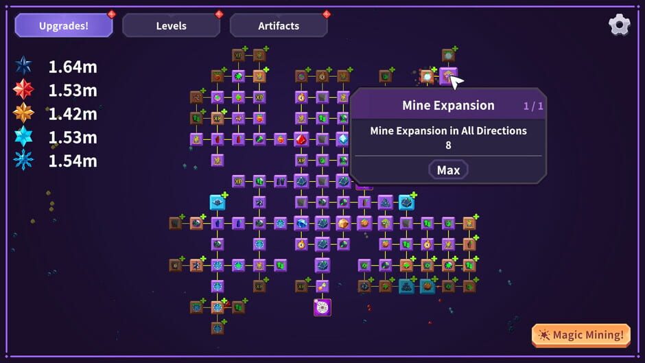 Capture de Mining Wizards