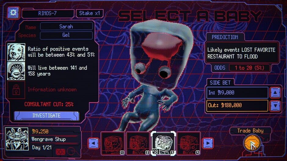 Capture de Space Warlord Baby Trading Simulator