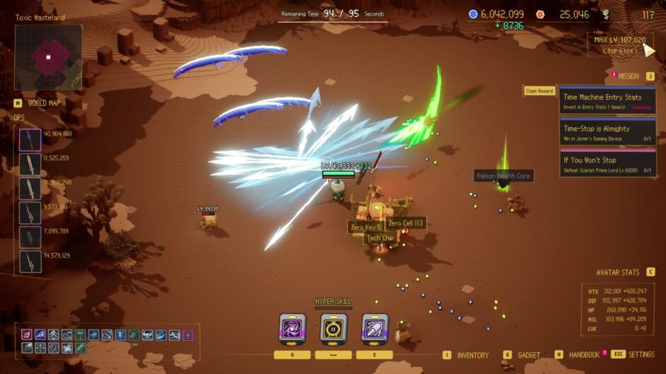 Capture d’Ascend to Zero