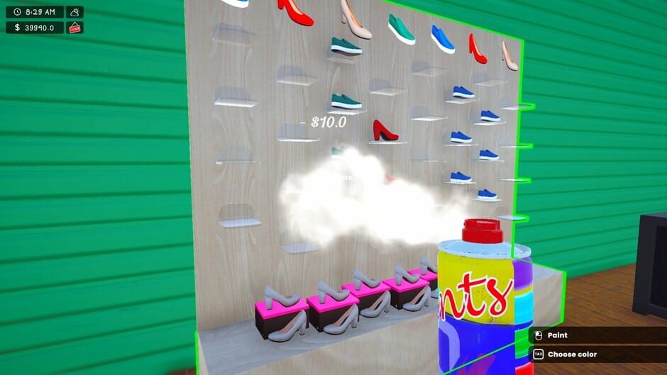 Capture de Shoes Store Simulator