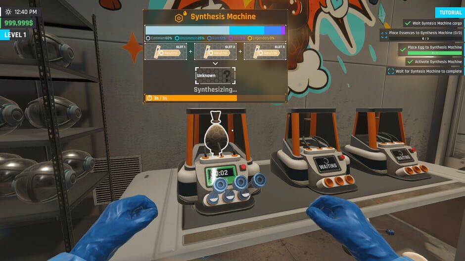 Capture de Monster Lab Simulator