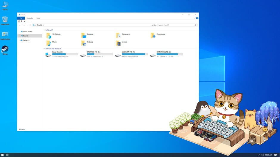 Capture de Nekotype Keyboard Cat Simulator