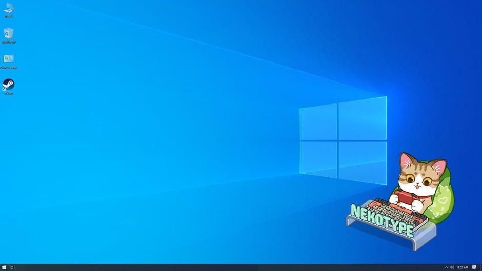 Capture de Nekotype Keyboard Cat Simulator