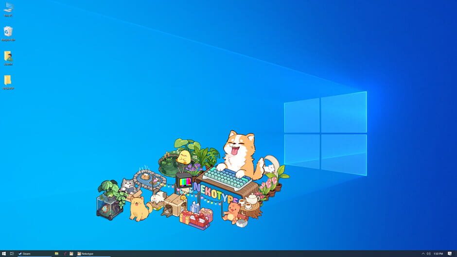 Capture de Nekotype Keyboard Cat Simulator