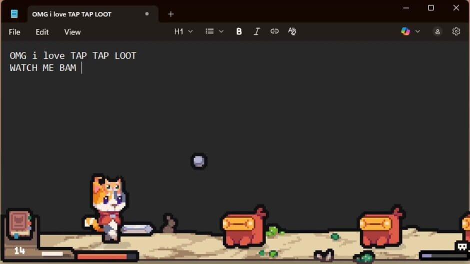 Capture de Tap Tap Loot