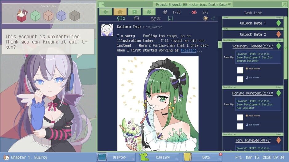 Capture de Demons' Timeline