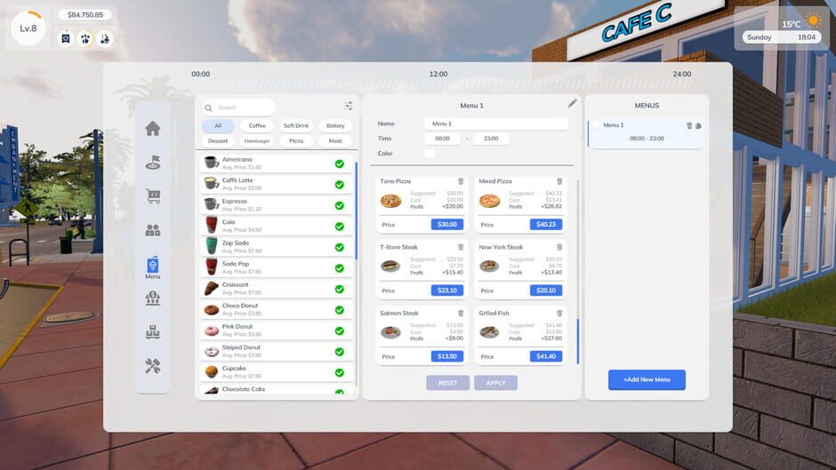 Capture de Cafe Business Manager
