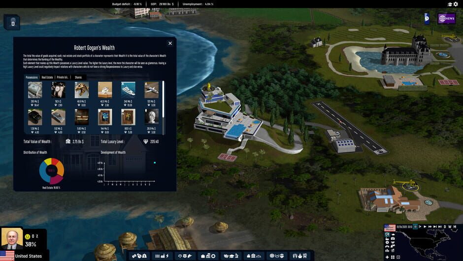 Capture de Geo-Political Simulator 2026 Edition