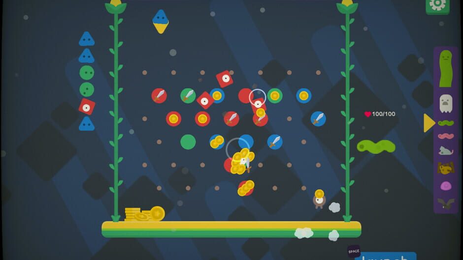 Capture d’A Little Physics Roguelike