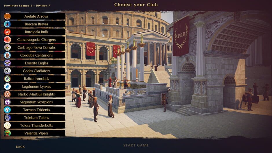 Capture de Ludus Magnatus: Gladiator Manager Simulator