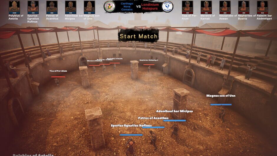Capture de Ludus Magnatus: Gladiator Manager Simulator