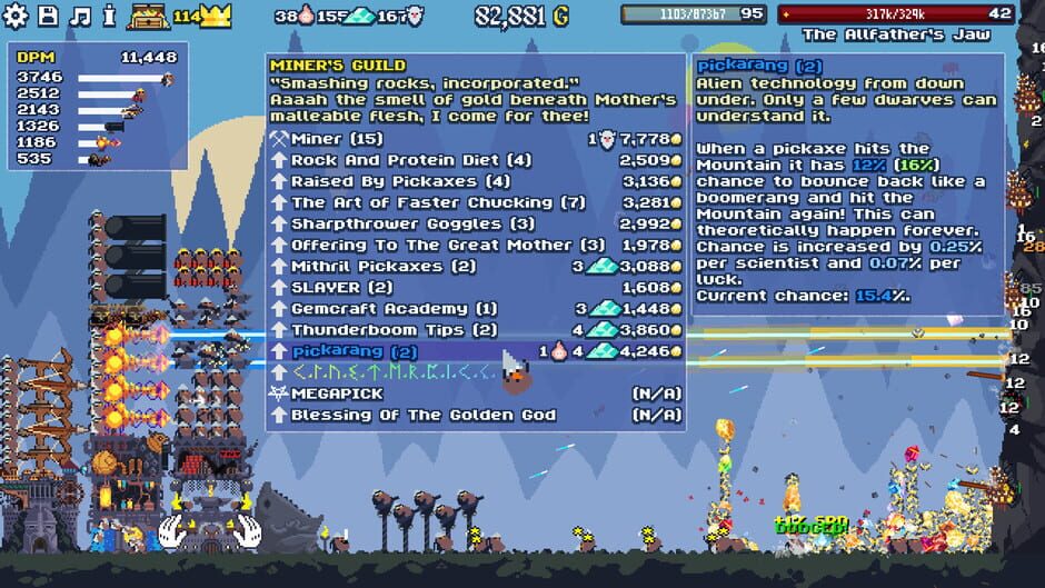 Capture de Dwarf Eats Mountain