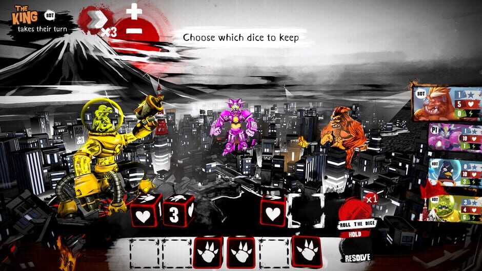 Capture de King of Tokyo