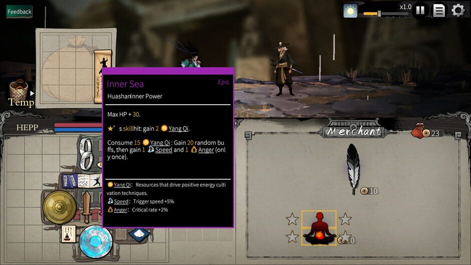 Capture de Backpack Jianghu