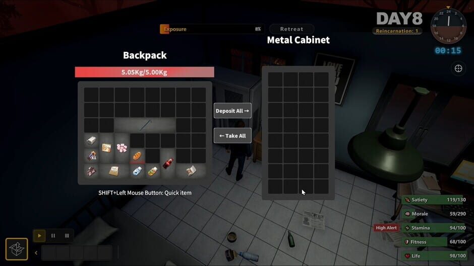 Capture de Survival Log