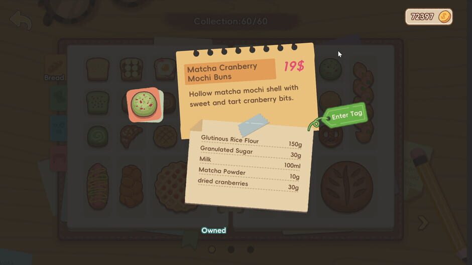 Capture de BakeryDiary