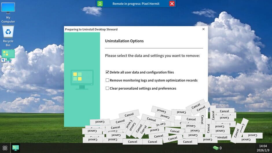 Capture d’Uninstall Simulator