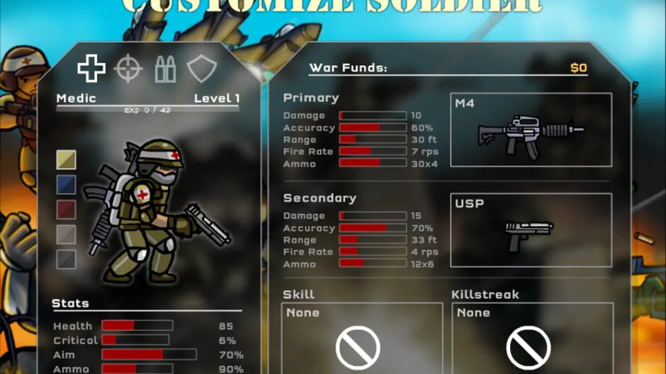 Capture de Strike Force Heroes