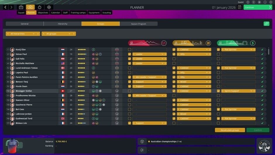 Capture de Pro Cycling Manager 26